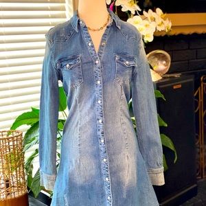 NWT-Fits like a SMALL-Boutique Denim Dress-See pic